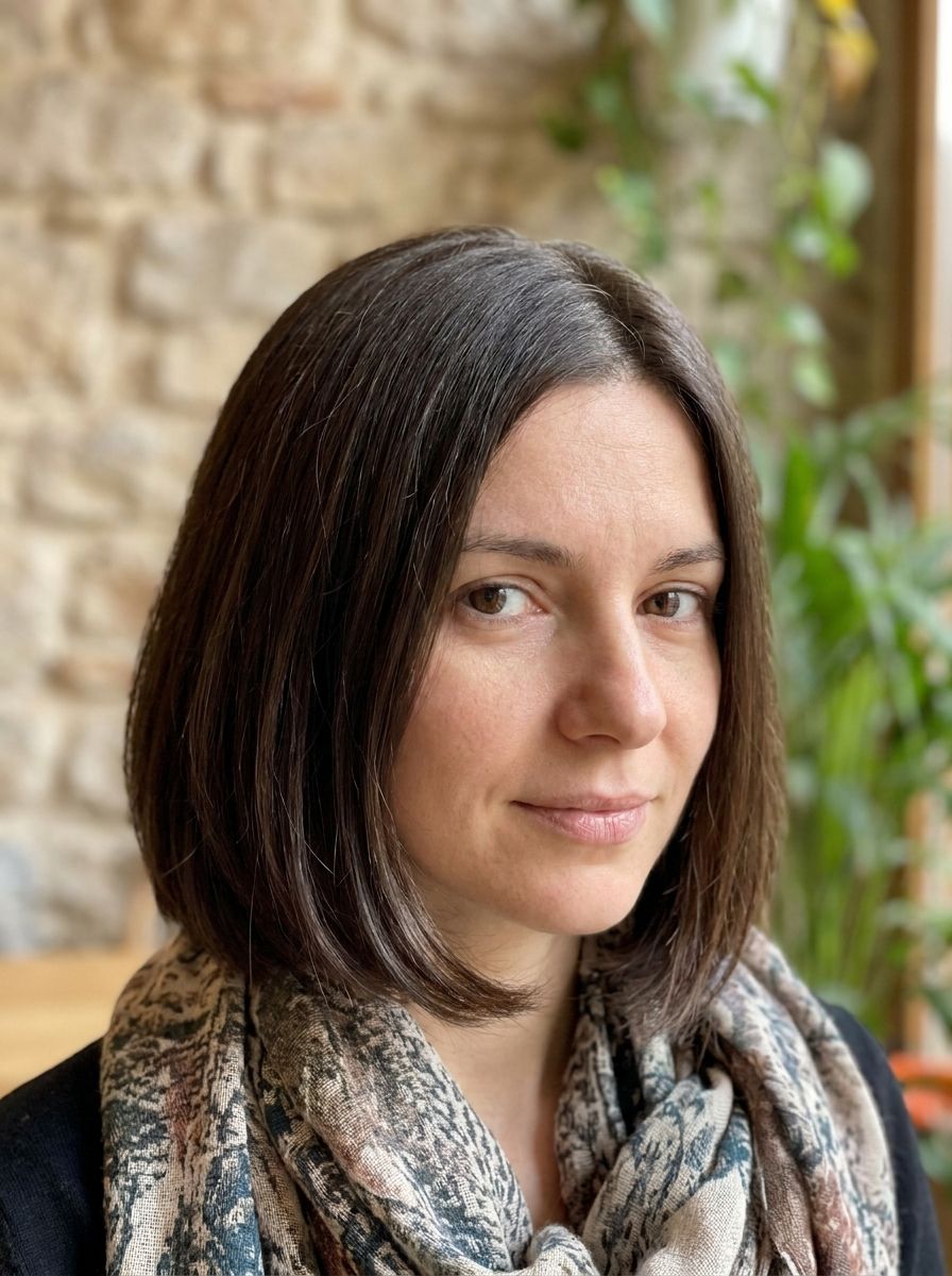 Kinnlanger Bob mit leicht nach innen fallenden Spitzen - Kinnlange Frisuren für feines Haar